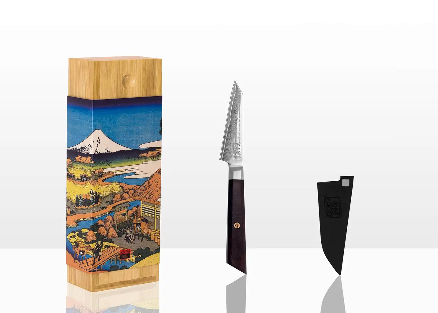 Couteau d’office - lame de 9 cm - collection BUNKA DAMAS