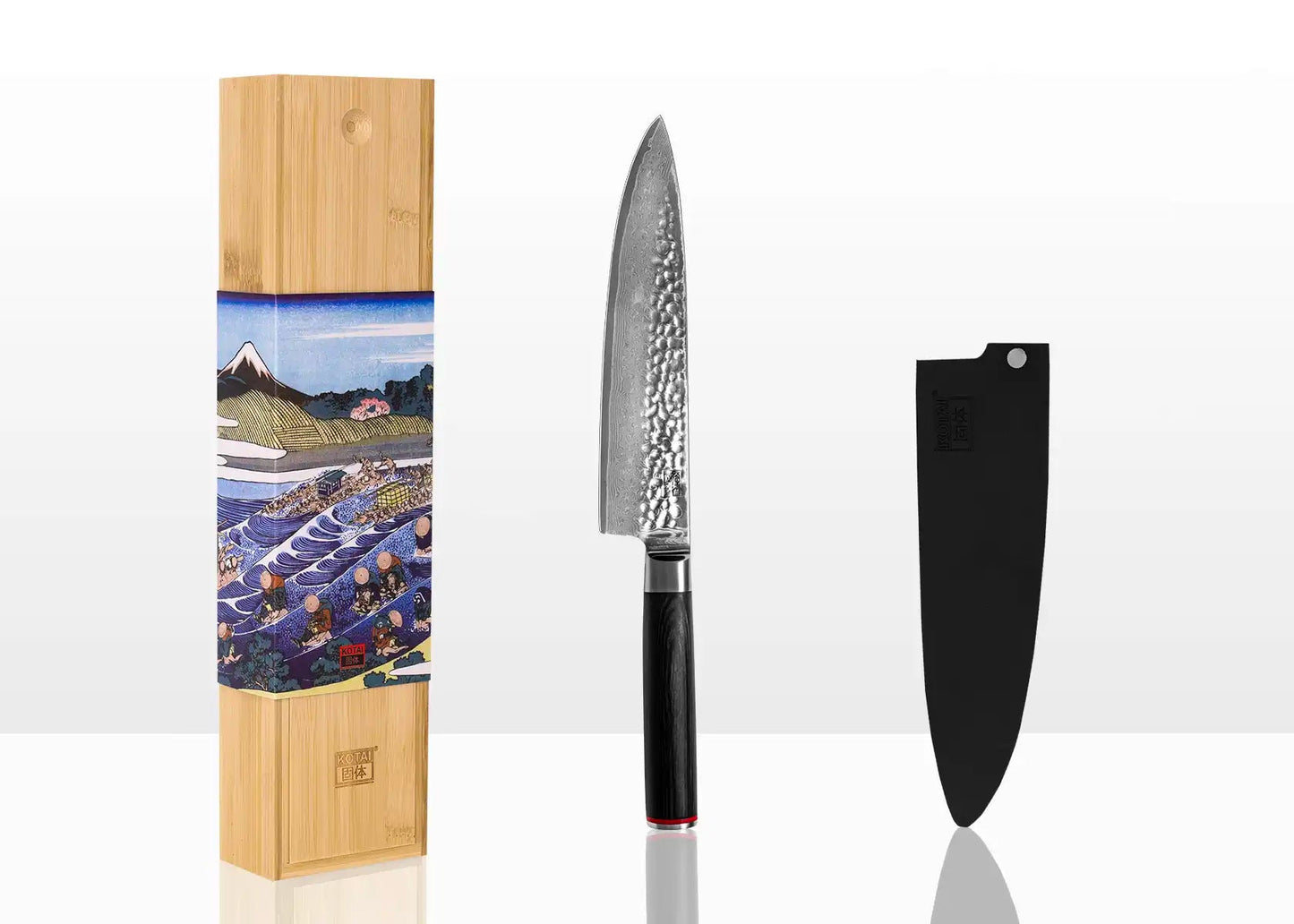 Gyuto (couteau de chef) - lame de 20 cm - collection PAKKA DAMAS
