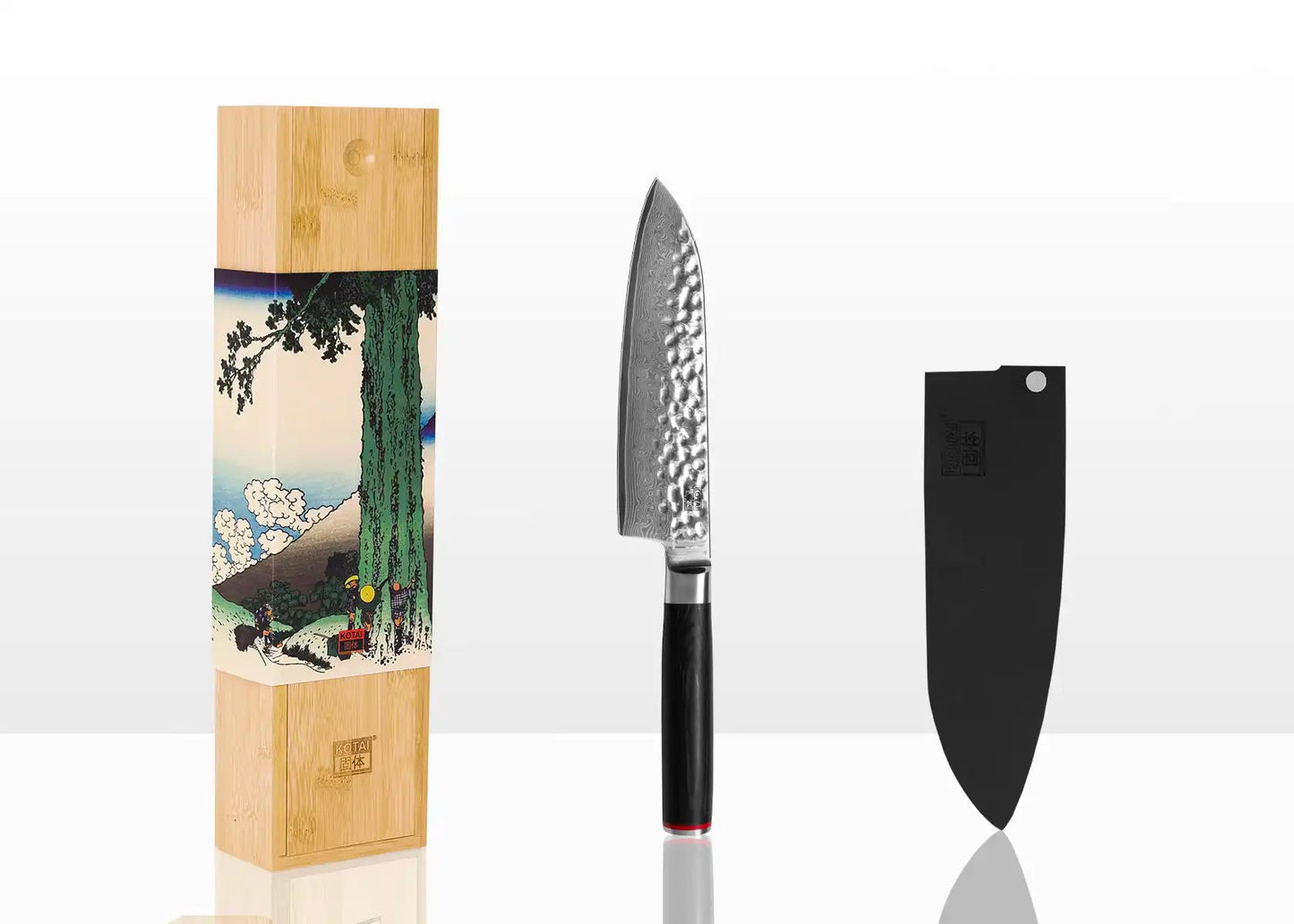 Santoku - lame de 18 cm - collection PAKKA DAMAS