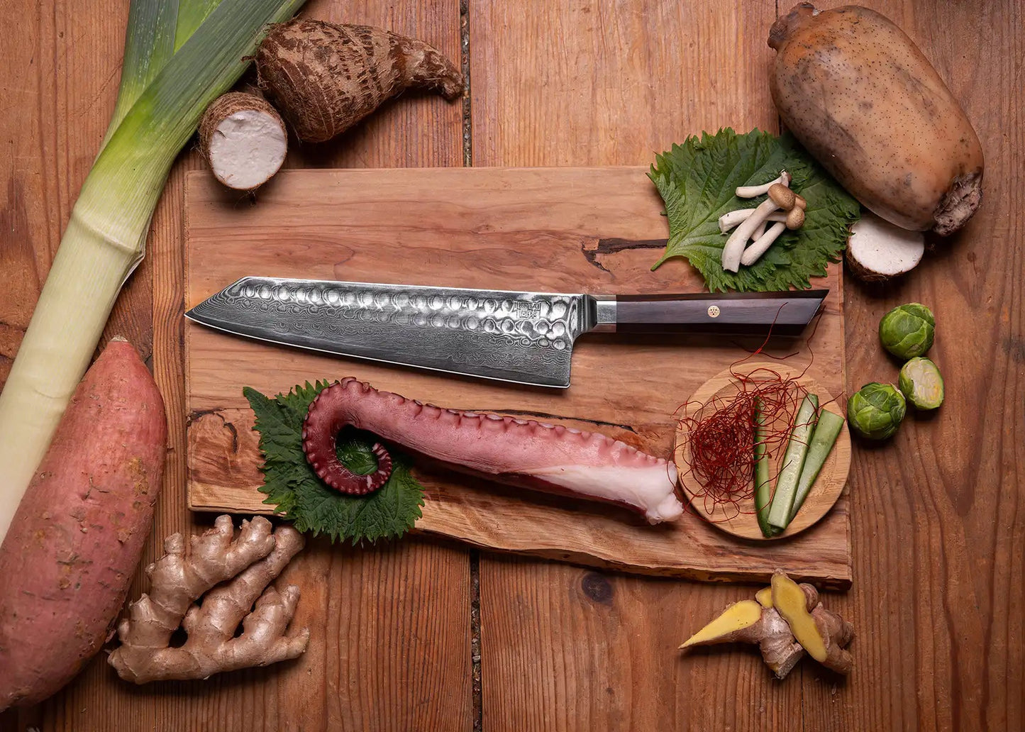 Kiritsuke (couteau de chef) - lame de 21 cm - collection BUNKA DAMAS