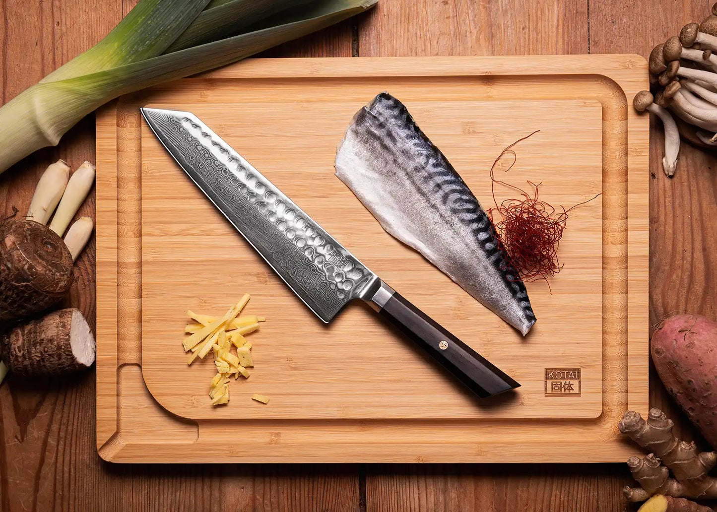 Kiritsuke (couteau de chef) - lame de 21 cm - collection BUNKA DAMAS