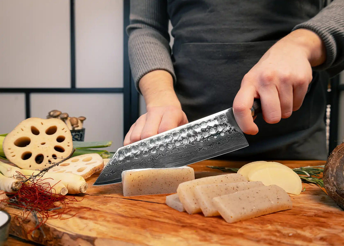 Santoku - lame de 17 cm - collection BUNKA DAMAS