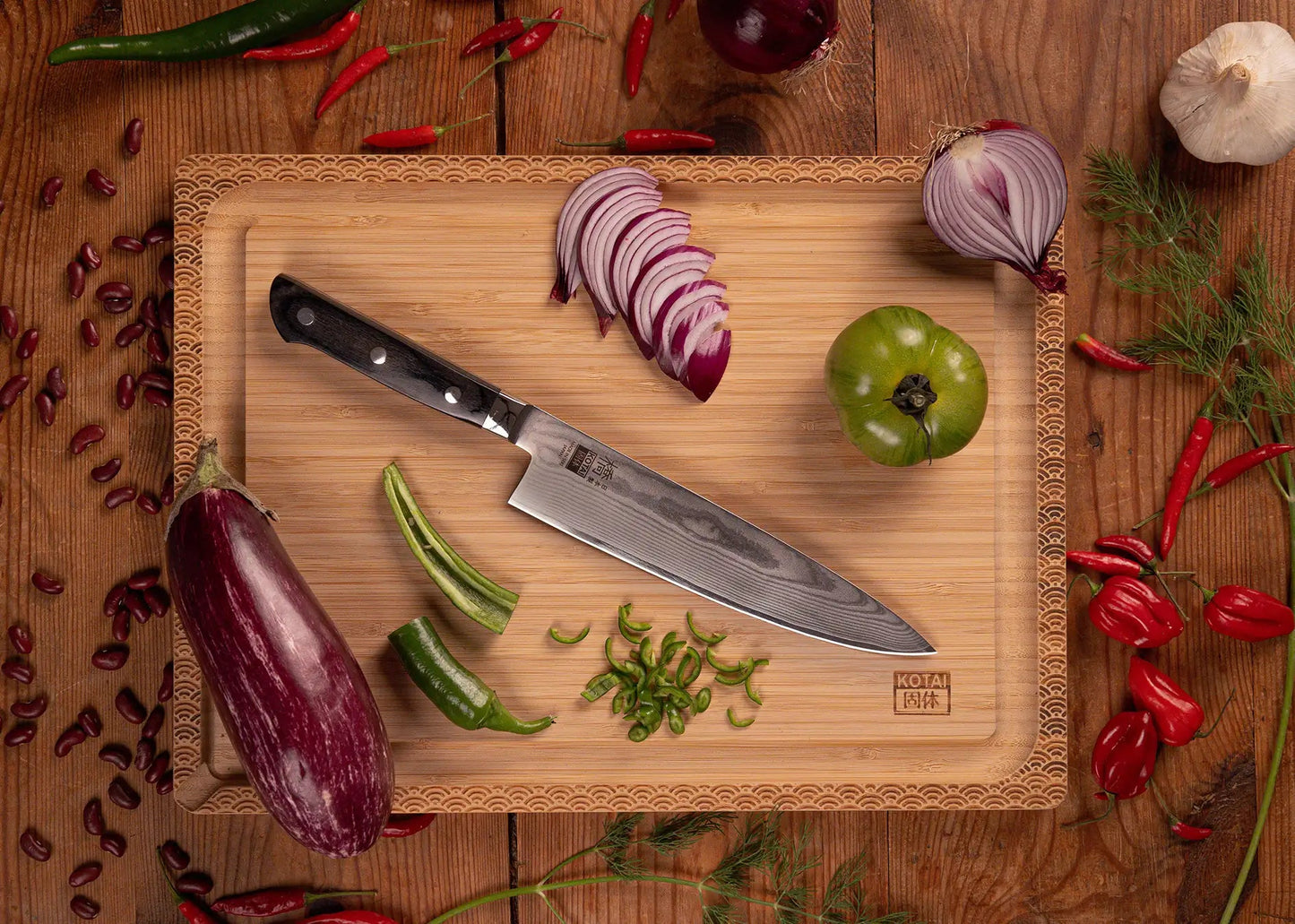 Couteau de Chef Gyuto 200 mm - Collection Hashi Damas