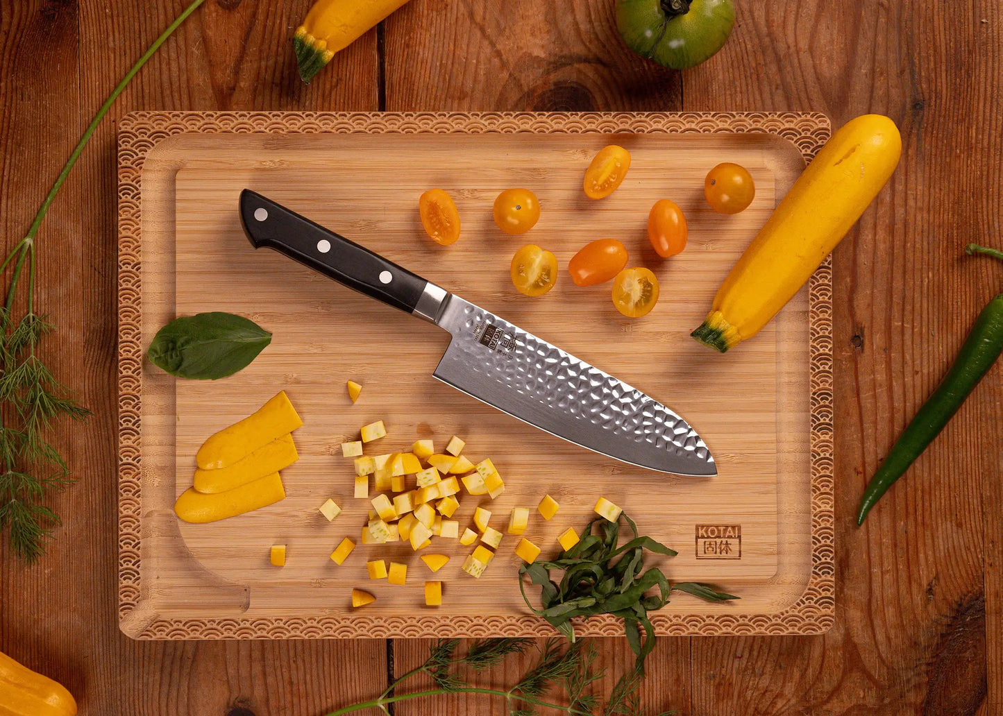 Santoku 160 mm - Collection Hashi Tsuchime