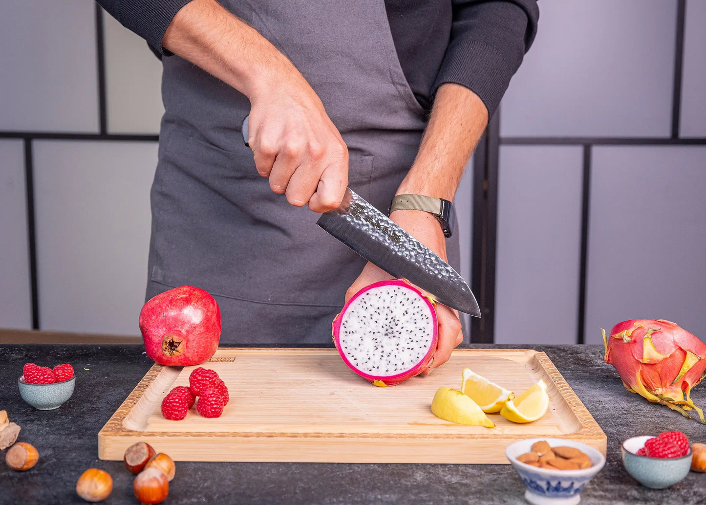 Santoku - lame de 18 cm - collection TSUBAME