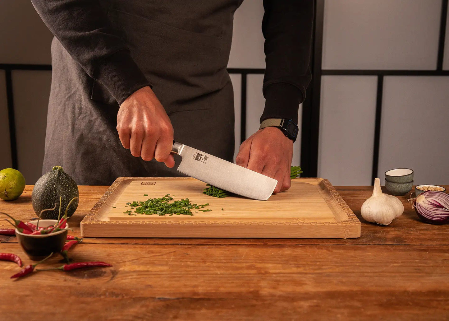 Couteau japonais Nakiri 16 cm - Collection Hashi Classique