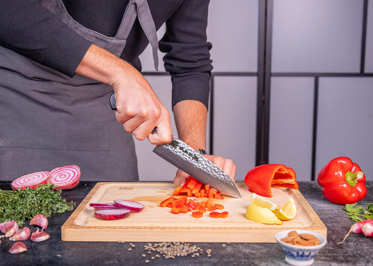Santoku - lame de 18 cm - collection TSUBAME