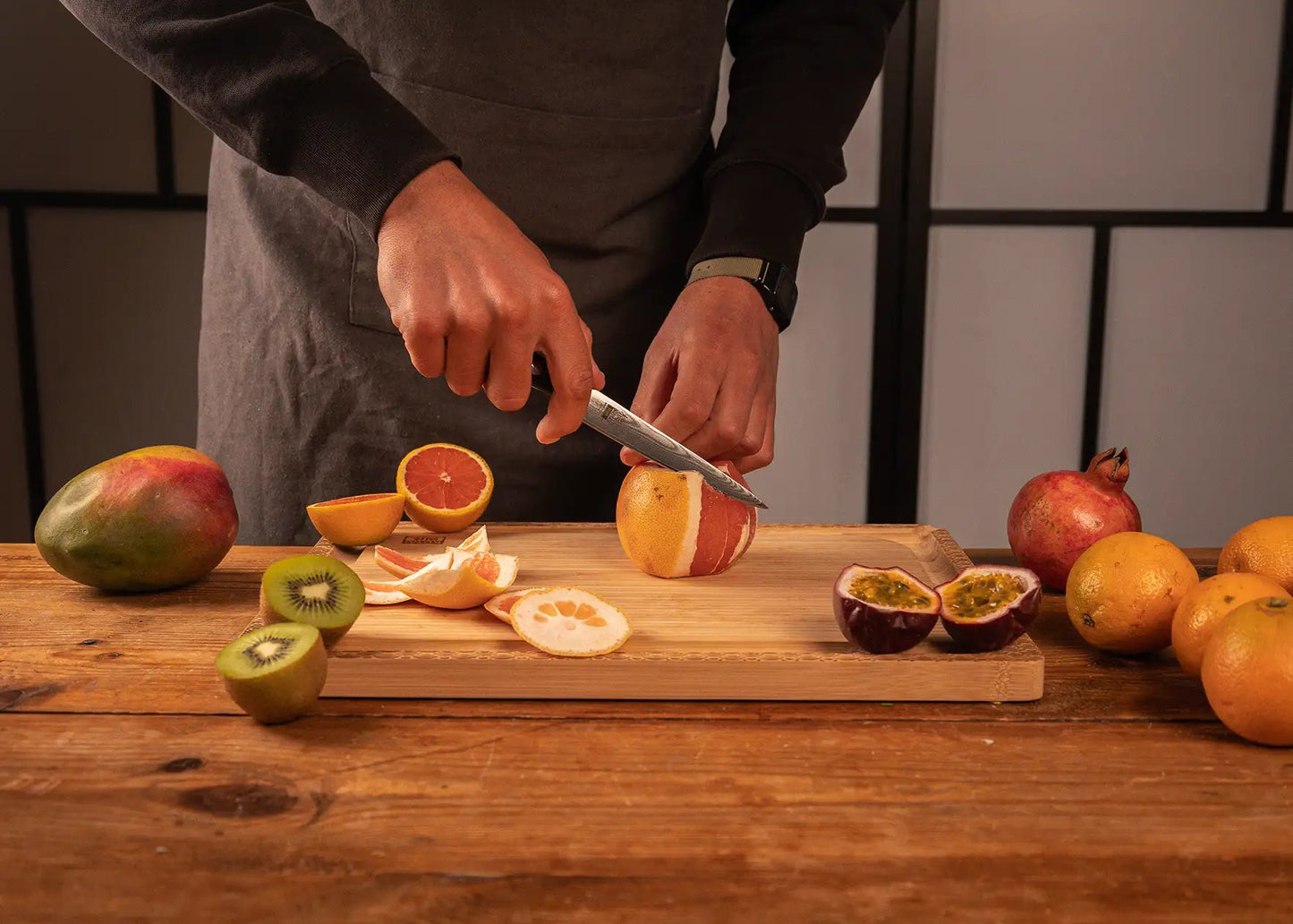 Couteau japonais universel Petty 12 cm Hashi Damas