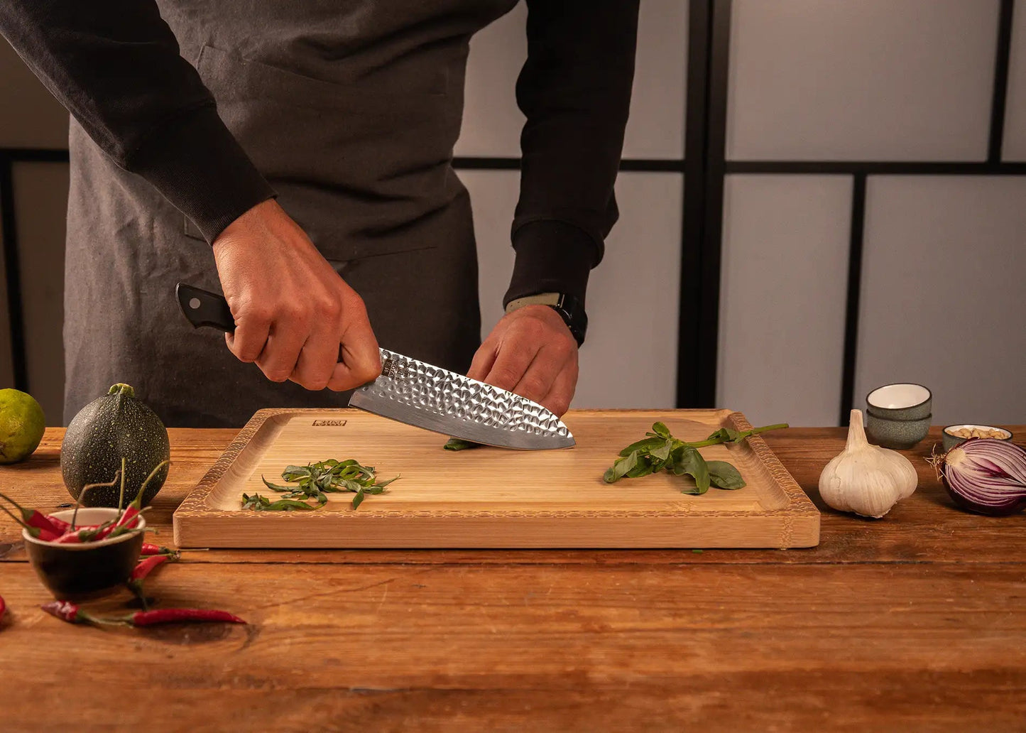 Santoku 160 mm - Collection Hashi Tsuchime