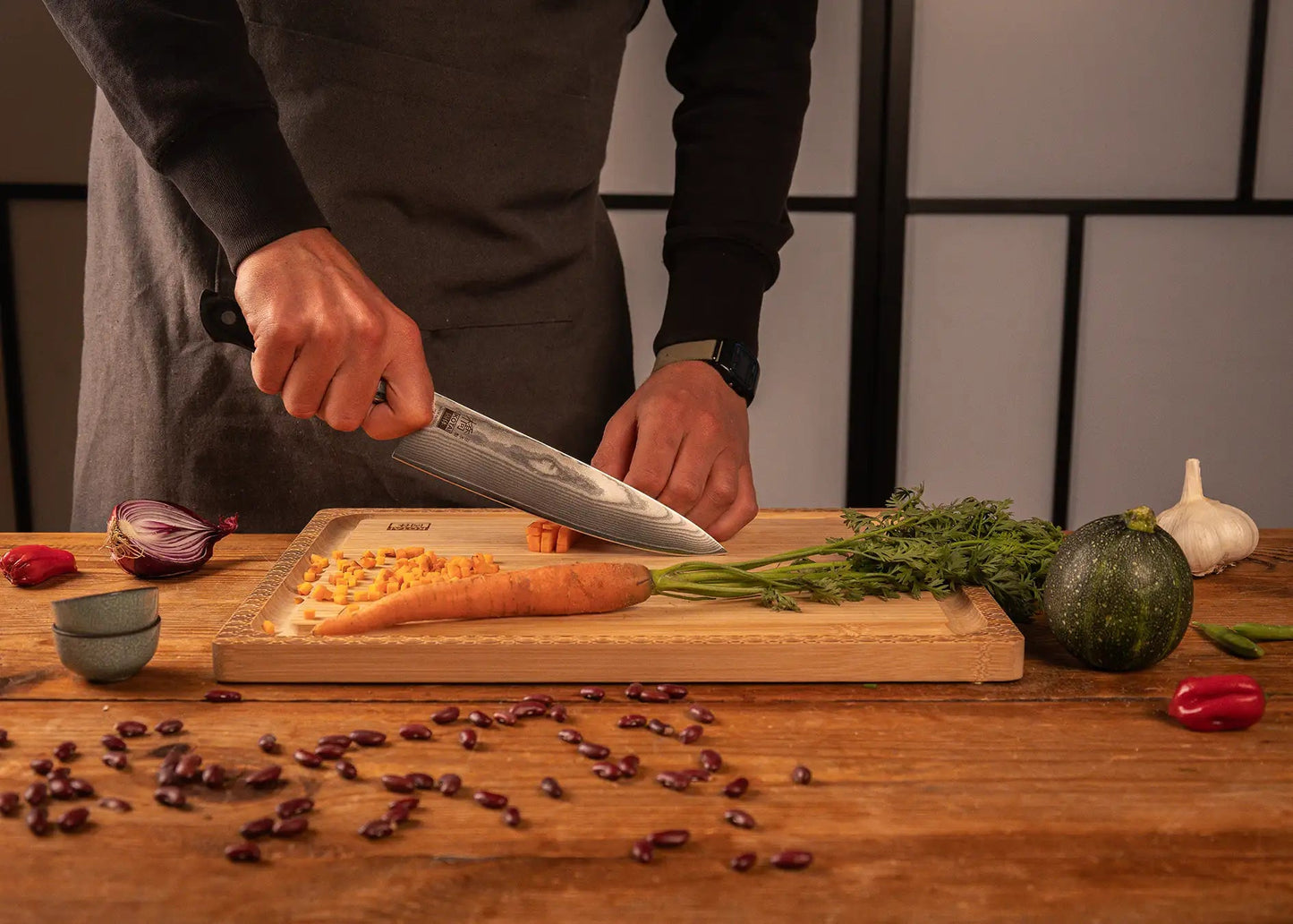 Couteau de Chef Gyuto 200 mm - Collection Hashi Damas