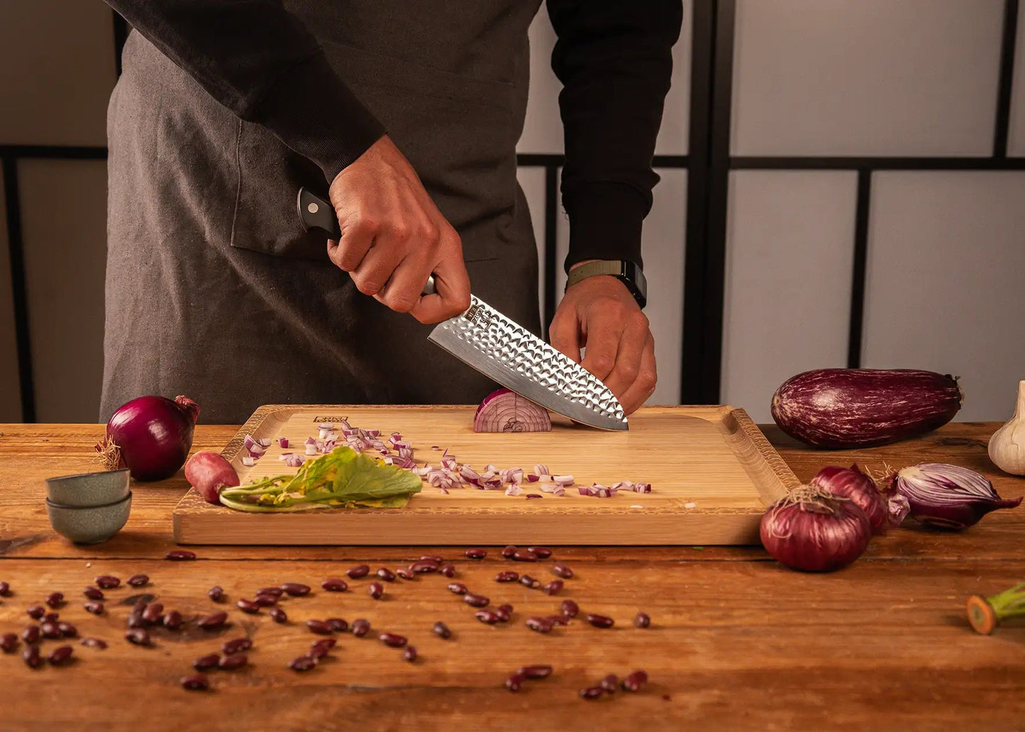 Santoku 160 mm - Collection Hashi Tsuchime