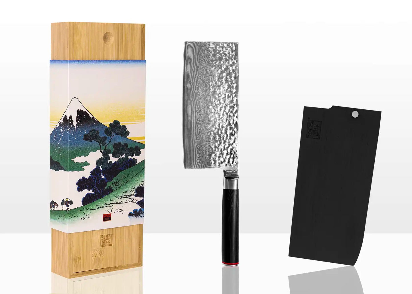 Couteau japonais Hachoir - lame de 19 cm - collection PAKKA DAMAS