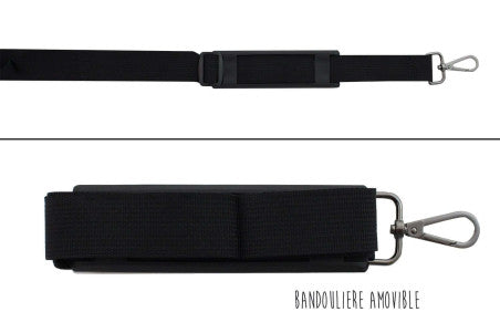 Trousse vide pour 9 couteaux de cuisine + 2 poches de rangement