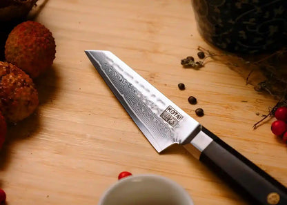 Couteau d’office - lame de 9 cm - collection BUNKA DAMAS