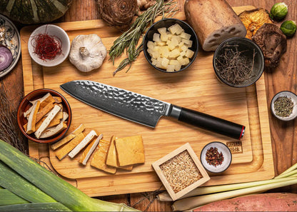 Santoku - lame de 18 cm - collection PAKKA DAMAS