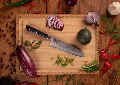 Couteau Santoku 180 mm - Collection Hashi Damas