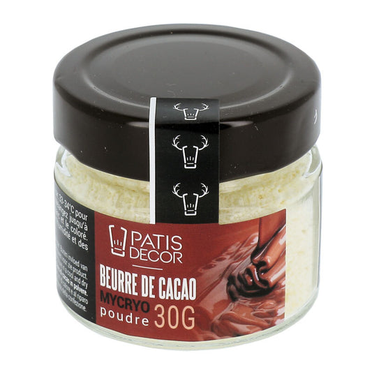 Beurre de cacao en poudre 30g