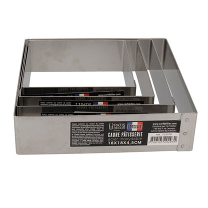 Cadre à mousse et entremets hauteur 4.5cm