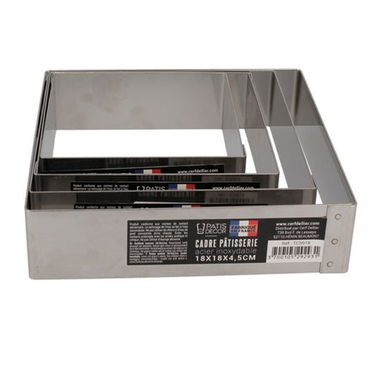 Cadre à mousse et entremets hauteur 4.5cm