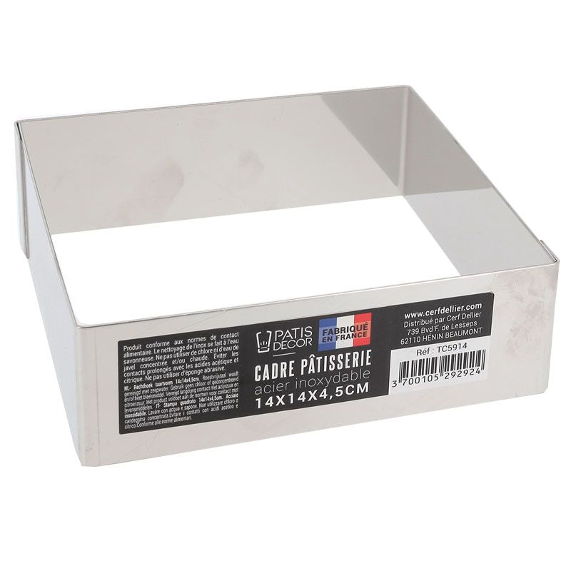 Cadre à mousse et entremets hauteur 4.5cm