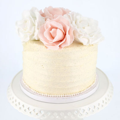 Cake Drum / Support Gâteaux rond blanc 40 cm