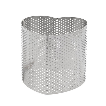 Moule à tarte perforé en coeur 8 cm x 8 cm