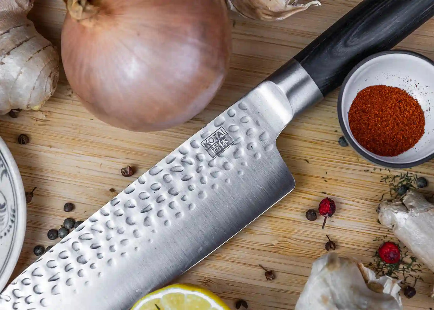 Couteau professionnel 18 cm style Santoku