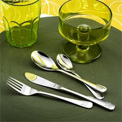 Coffret couverts enfant Ourson 2 – 4 pièces en inox 18/10