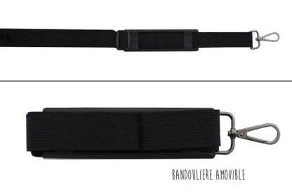 Trousse vide pour 9 couteaux de cuisine + 2 poches de rangement